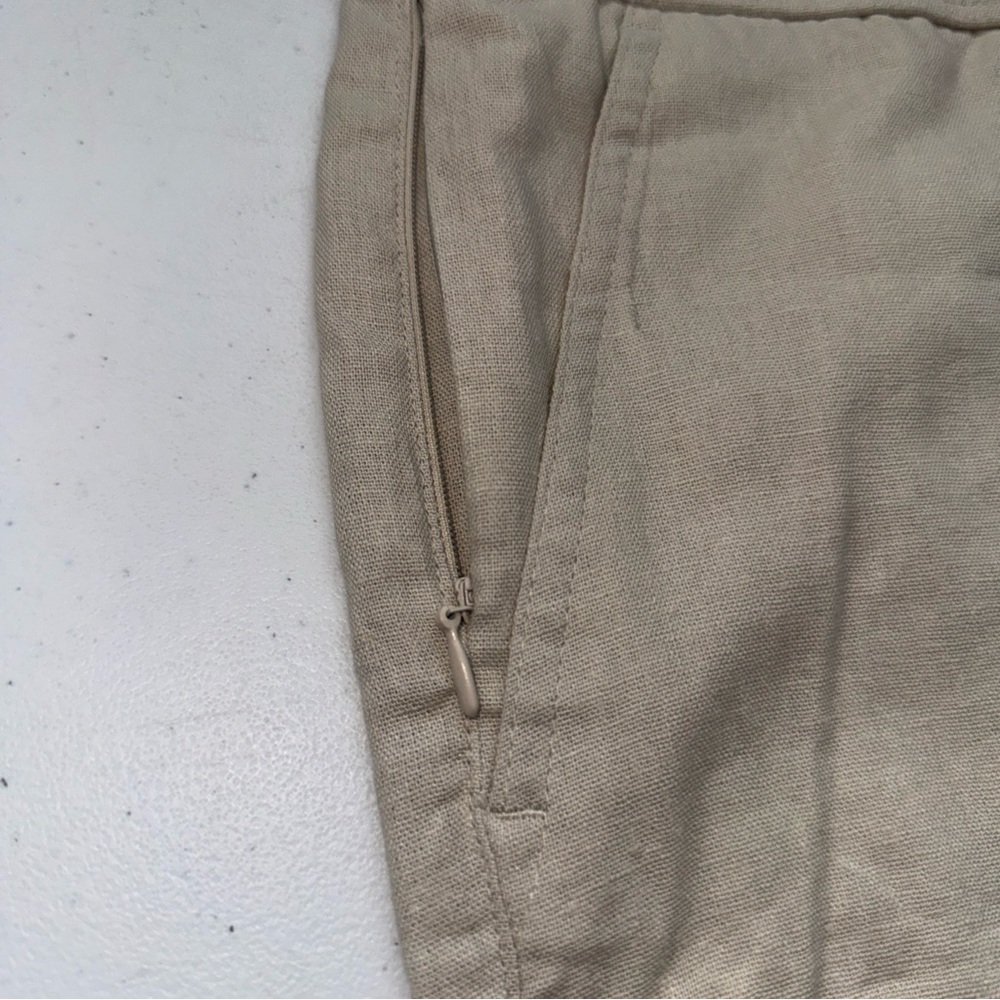 Guess Men's Linen Shorts khaki Size Xl Beige Drawstring New NWT Pockets - Picture 9 of 12